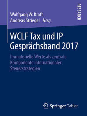 cover image of WCLF Tax und IP Gesprächsband 2017
